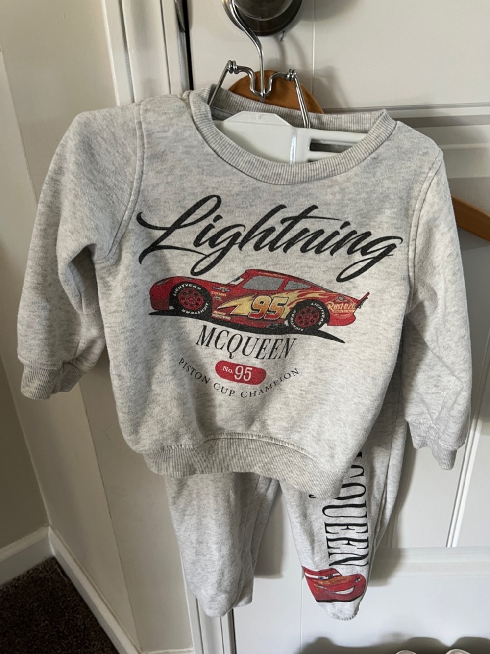 Lightning McQueen Sweatsuit Size 2T